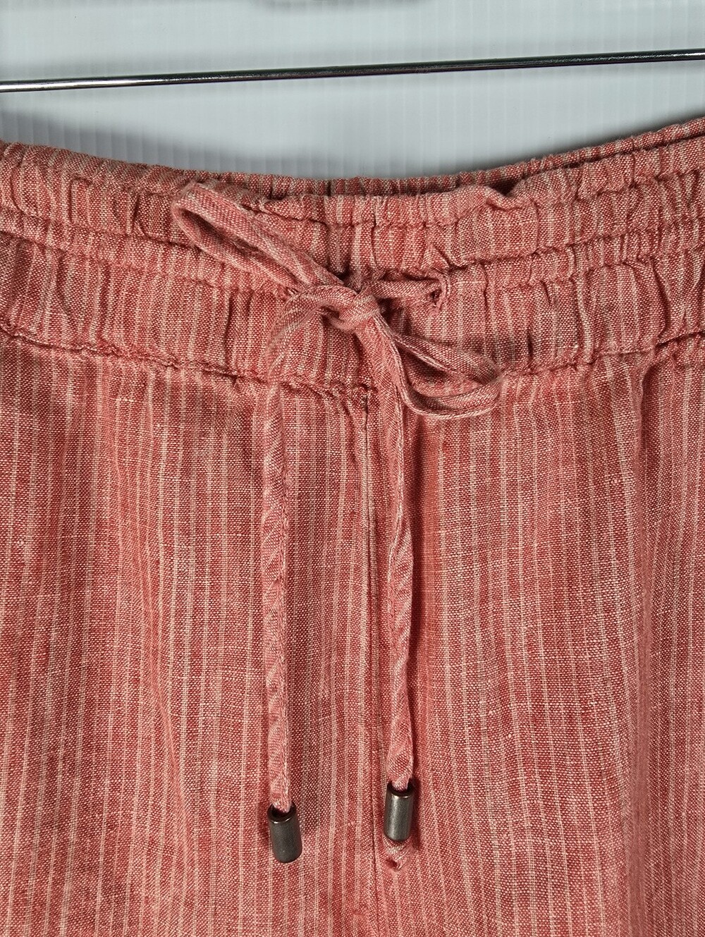 Anthropologie Women's Beachcomber Linen Coral Boho Embroidered Shorts Size Small - Picture 4 of 14